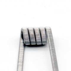 Authentic Coilology Pre-Built Coil Framed Staple Ni80 3mm (0.2ohm) 10pcs  - Silver