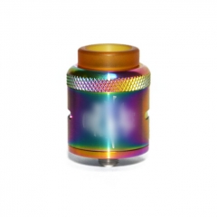 Mojia Car Style 25mm RDA Rebuildable Dripping Atomizer w/BF Pin - Rainbow