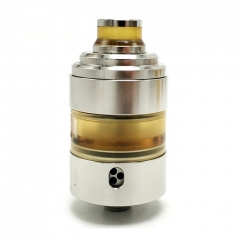 Coppervape Hussar Project X Style 316SS 22mm RTA Rebuildable Tank Atomizer 2ml - Silver