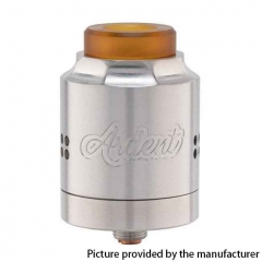 Authentic Timesvape Ardent RDA 27mm Rebuildable Dripping Atomizer - Brushed Silver