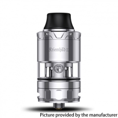 (Ships from Bonded Warehouse)Authentic Vapefly Kriemhild II 25mm Sub Ohm Tank Clearomizer 4ml (War Version) - Silver
